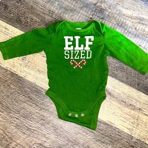 3-6 Month Old Navy Christmas Onesie